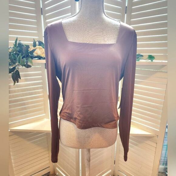 MADDEN NYC BROWN NEW BLOUSE SIZE 2XL - Picture 2 of 6
